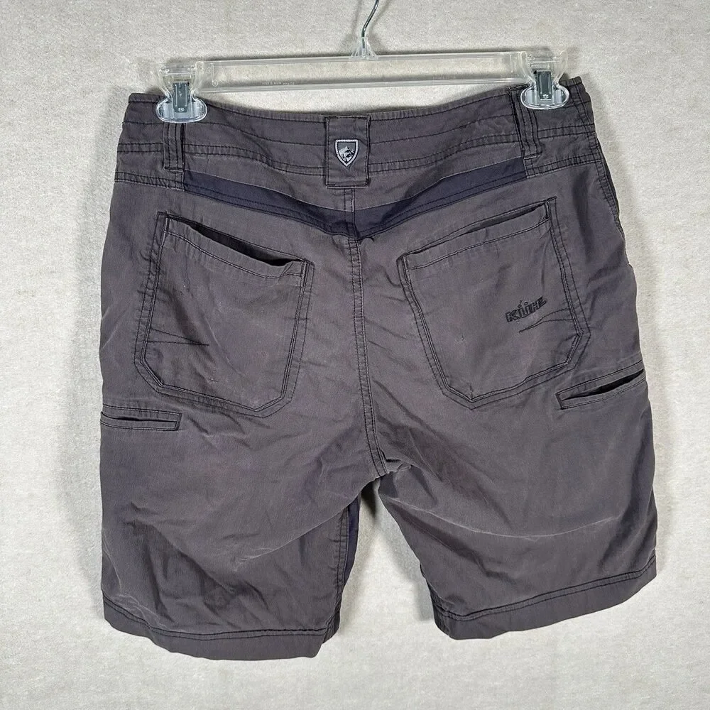 Kuhl Radikl Shorts Faded Gray Technical Hiking UPF 50 Protection Cargo Men’s 32